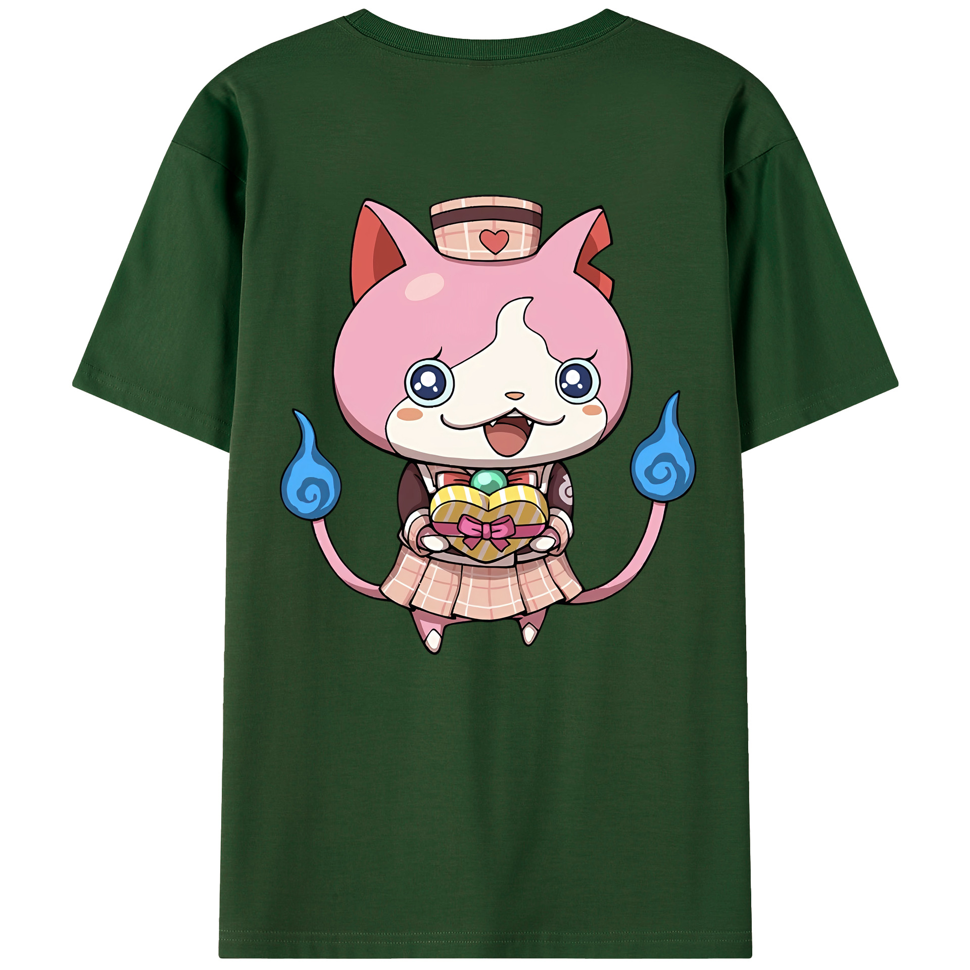 （画像用） 妖怪ウォッチ Yo-kai Watch 綿100％半袖Tシャツ（背面プリント）